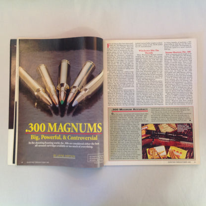 Vintage Oct 1993 Shooting Times Magazine Special Rifle/Handgun Round Up Stainless .22 Auto Pistols Unbeatable Gear to Battle the Weather