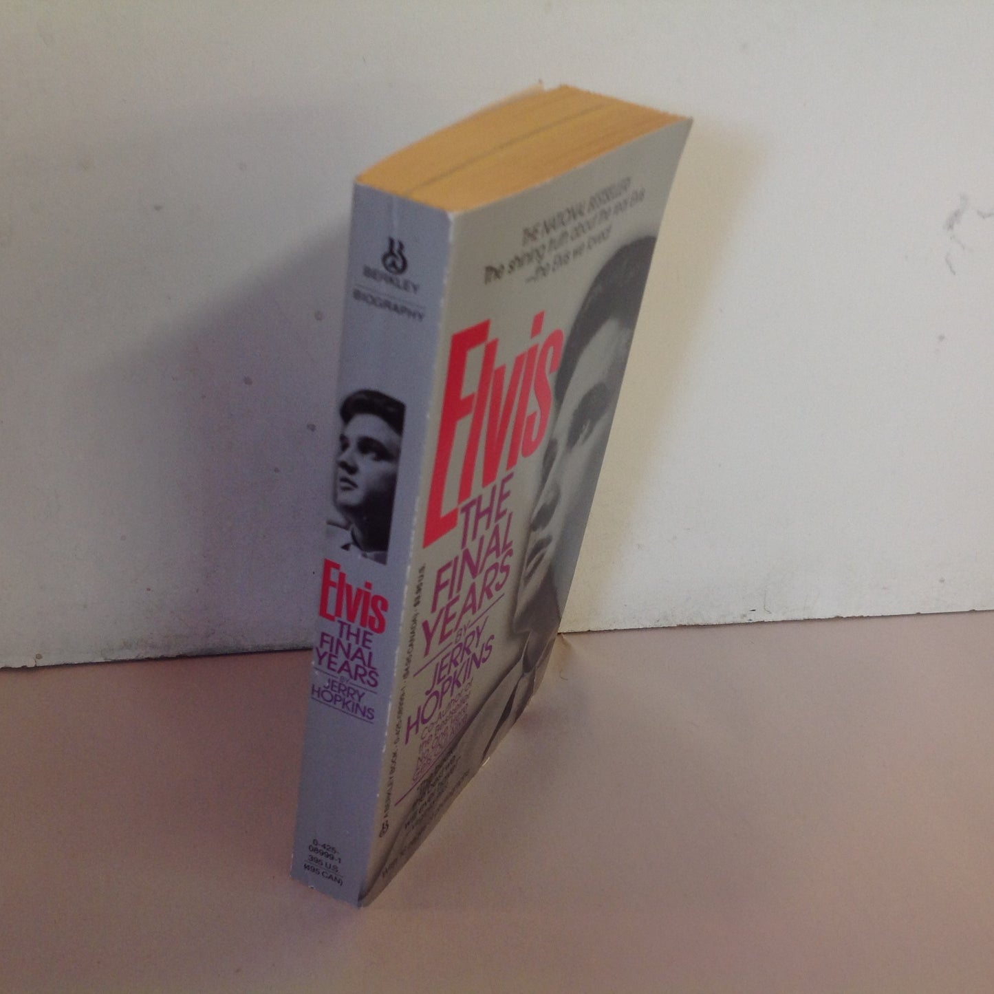 Vintage 1985 Mass Market Paperback Elvis: The Final Years Jerry Hopkins