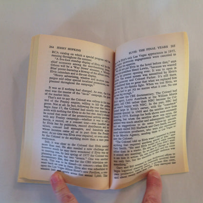 Vintage 1985 Mass Market Paperback Elvis: The Final Years Jerry Hopkins