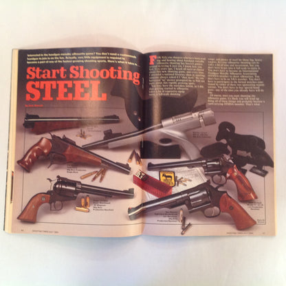 Vintage Jul 1984 Shooting Times Magazine Handgun Silhouette Ruger's No. 1 Rifles Handgun Scope Mounting Bishop Model Ten