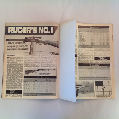 Vintage Jul 1984 Shooting Times Magazine Handgun Silhouette Ruger's No. 1 Rifles Handgun Scope Mounting Bishop Model Ten