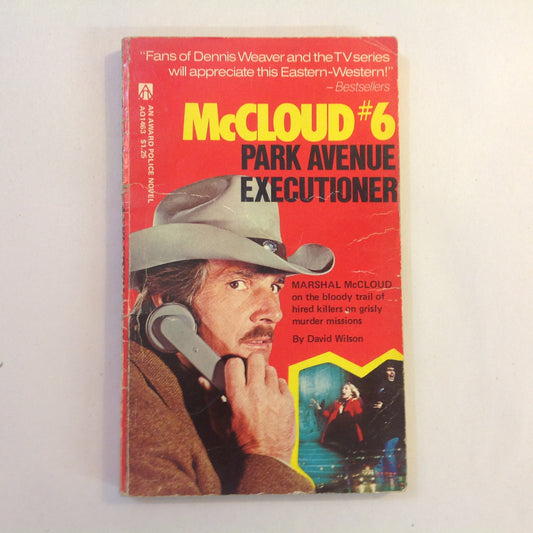Vintage 1975 Mass Market Paperback McCloud # 6: Park Avenue Executioner David Wilson First Ed