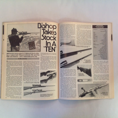 Vintage Jul 1984 Shooting Times Magazine Handgun Silhouette Ruger's No. 1 Rifles Handgun Scope Mounting Bishop Model Ten