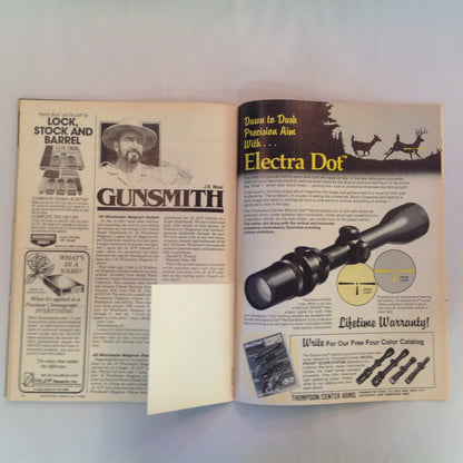 Vintage Jul 1984 Shooting Times Magazine Handgun Silhouette Ruger's No. 1 Rifles Handgun Scope Mounting Bishop Model Ten