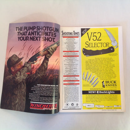 Vintage Oct 1991 Shooting Times Magazine Special Outdoor Section Top 10 Loads for Deer Hunting .22 Ammo