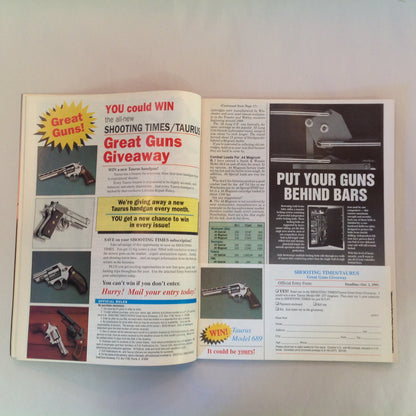 Vintage Oct 1991 Shooting Times Magazine Special Outdoor Section Top 10 Loads for Deer Hunting .22 Ammo