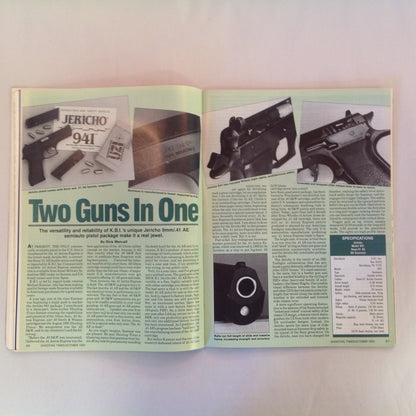 Vintage Oct 1991 Shooting Times Magazine Special Outdoor Section Top 10 Loads for Deer Hunting .22 Ammo