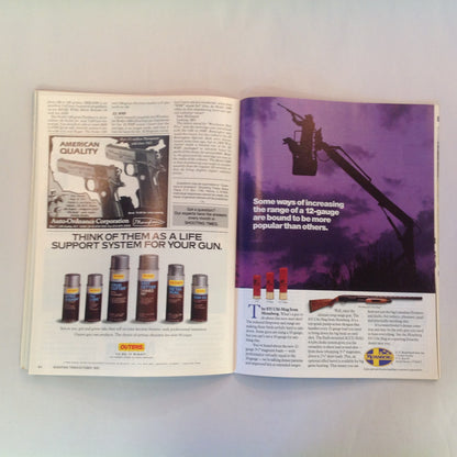Vintage Oct 1991 Shooting Times Magazine Special Outdoor Section Top 10 Loads for Deer Hunting .22 Ammo