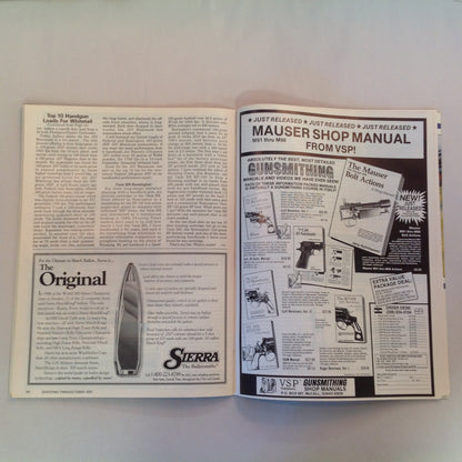 Vintage Oct 1991 Shooting Times Magazine Special Outdoor Section Top 10 Loads for Deer Hunting .22 Ammo