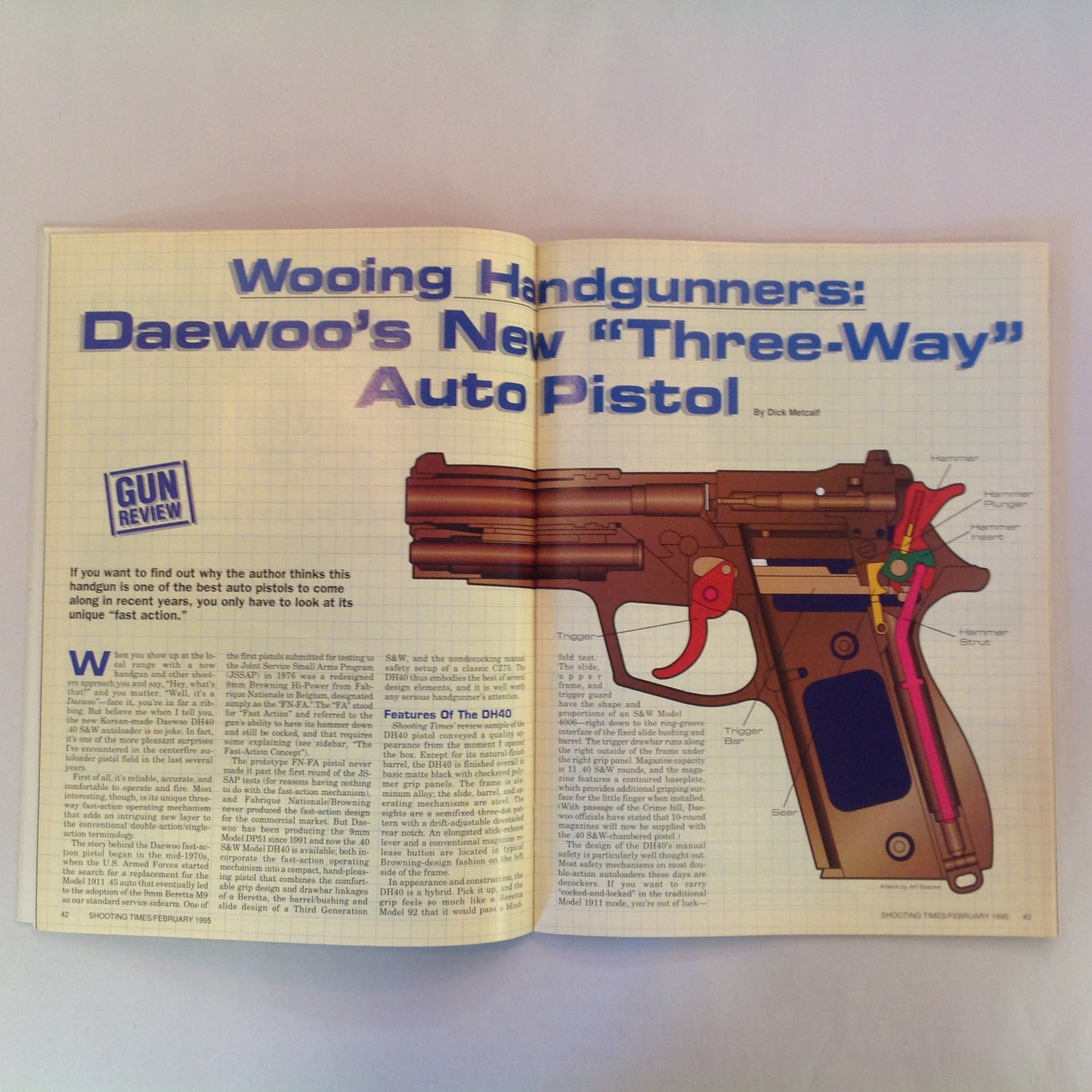 Vintage Feb 1995 Shooting Times Magazine Special Reloading Issue Bolt Rifle of the Century 35 Years Riflescope Breakthroughs