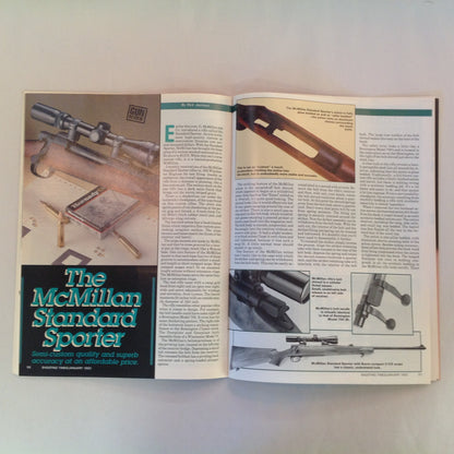 Vintage Jan 1992 Shooting Times .17 Rimfire Magnum Exclusive Report Bolt Rifle "Go Anywhere" Kit Guns