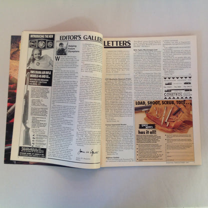 Vintage Oct 1987 Shooting Times Magazine Ruger's Biggest Magnum Ever New Government Target Model Woods Cartridges