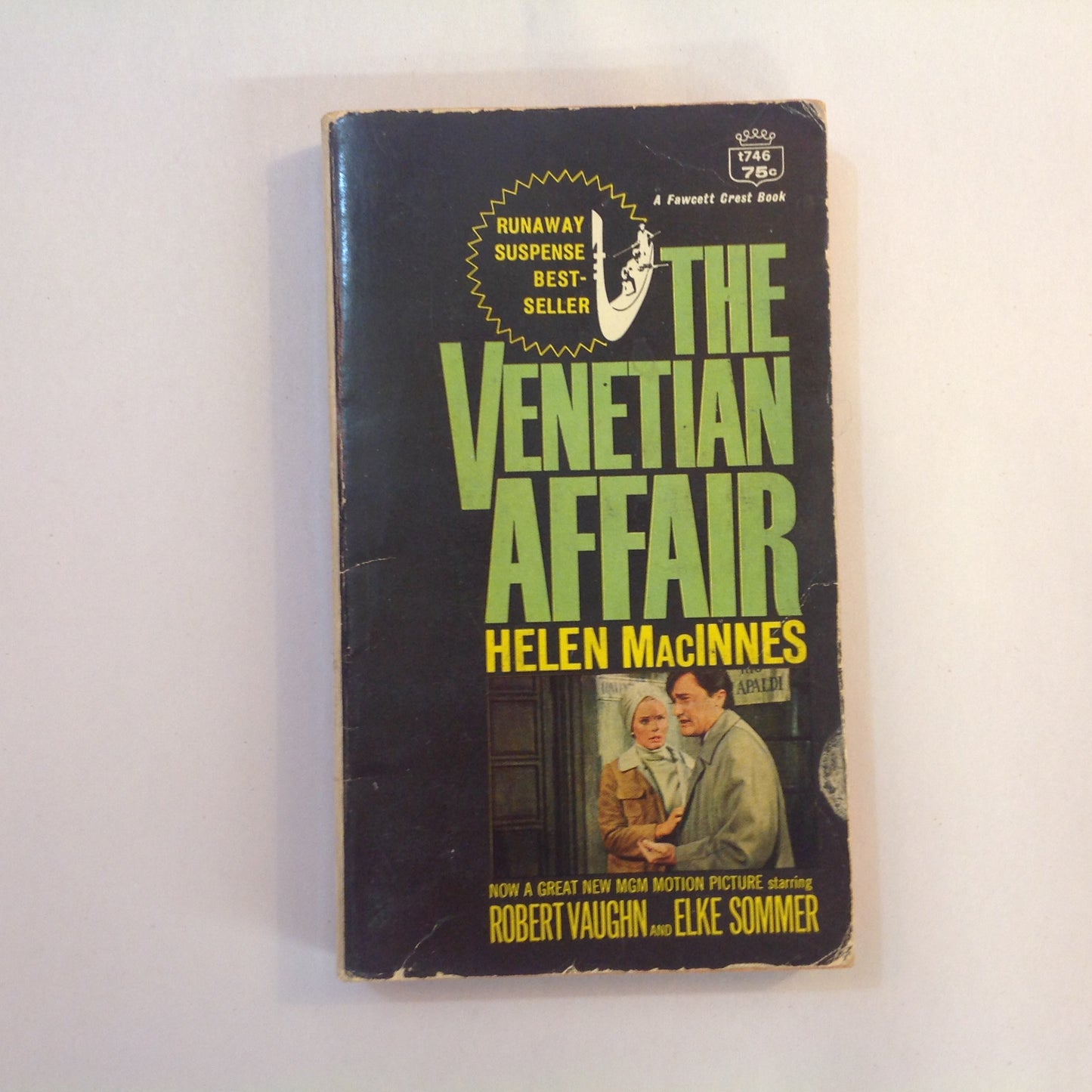 Vintage 1964 Mass Market Paperback The Venetian Affair Helen McInnes