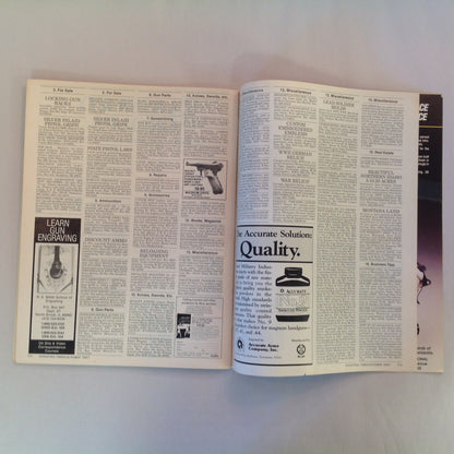 Vintage Oct 1987 Shooting Times Magazine Ruger's Biggest Magnum Ever New Government Target Model Woods Cartridges