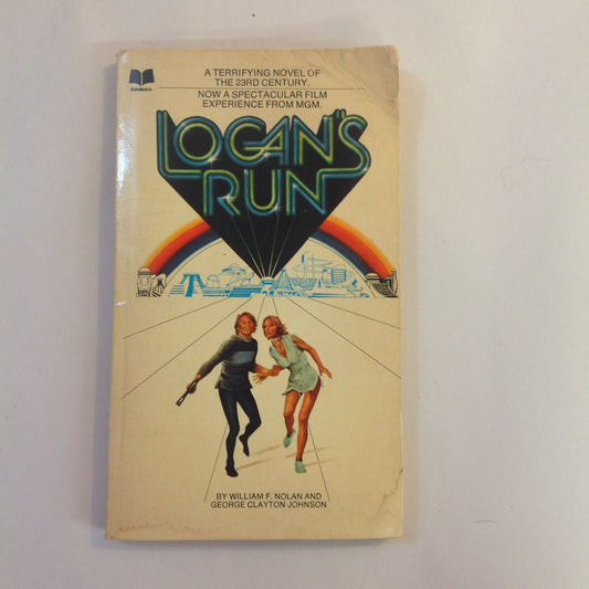 Vintage 1976 Mass Market Paperback Logan's Run William F. Nolan and George Clayton-Johnson MTI