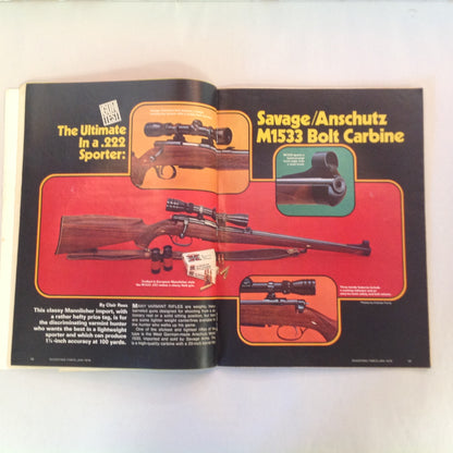 Vintage Jan 1978 Shooting Times Magazine Savage/Anschutz M1533 .222 Bolt-Action Carbine