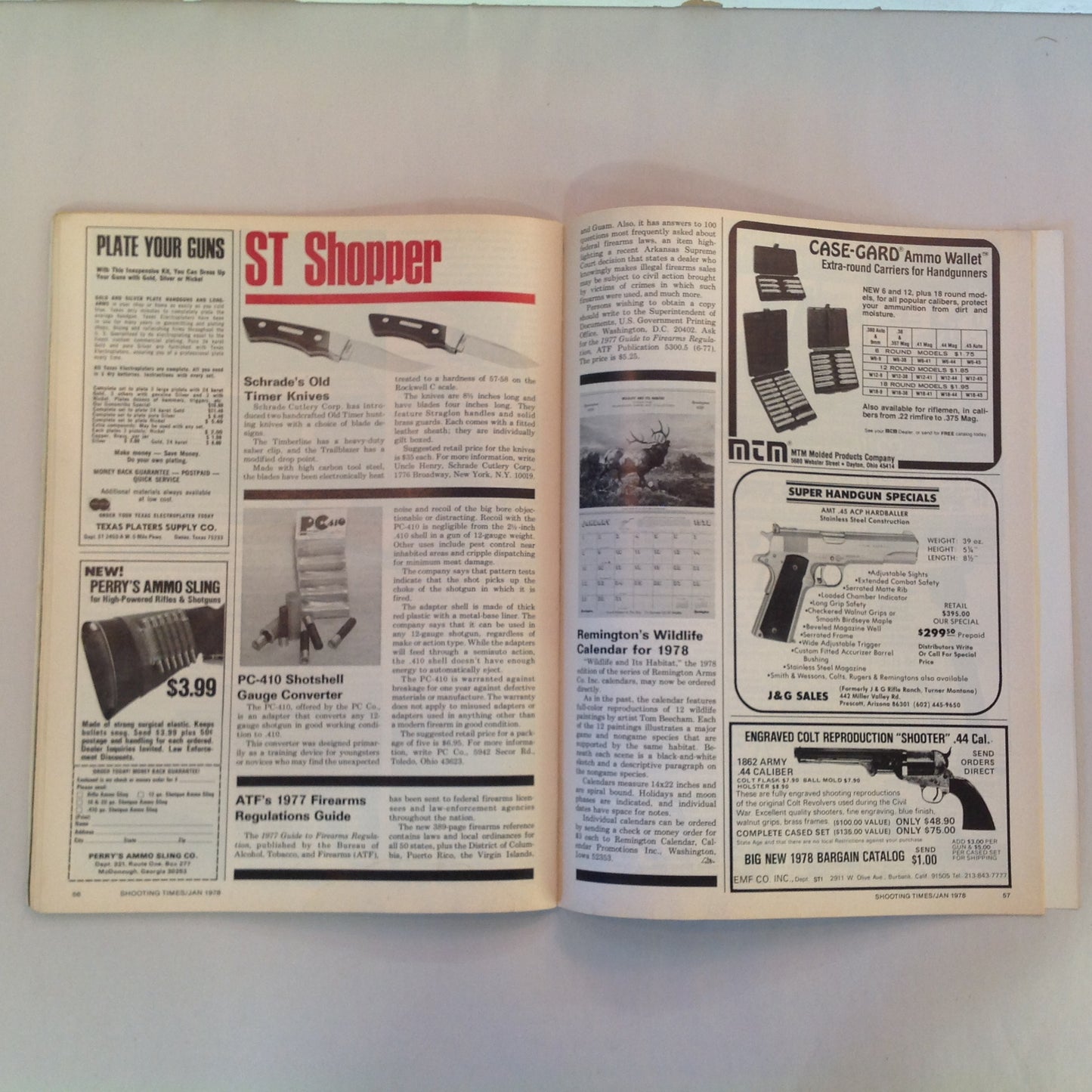 Vintage Jan 1978 Shooting Times Magazine Savage/Anschutz M1533 .222 Bolt-Action Carbine