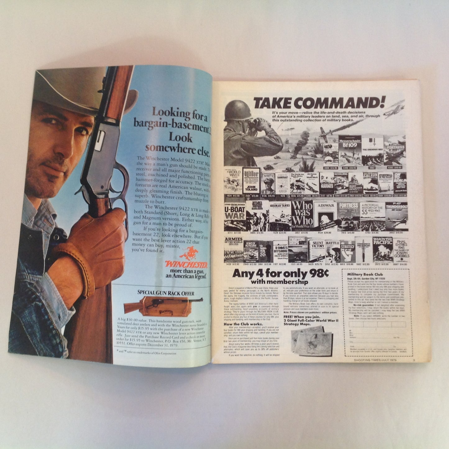 Vintage Jul 1979 Shooting Times Magazine Savage Model 112-R Varmint Rifle Mossberg Rotary-Powered Bolt Action