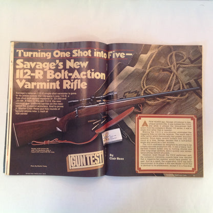 Vintage Jul 1979 Shooting Times Magazine Savage Model 112-R Varmint Rifle Mossberg Rotary-Powered Bolt Action