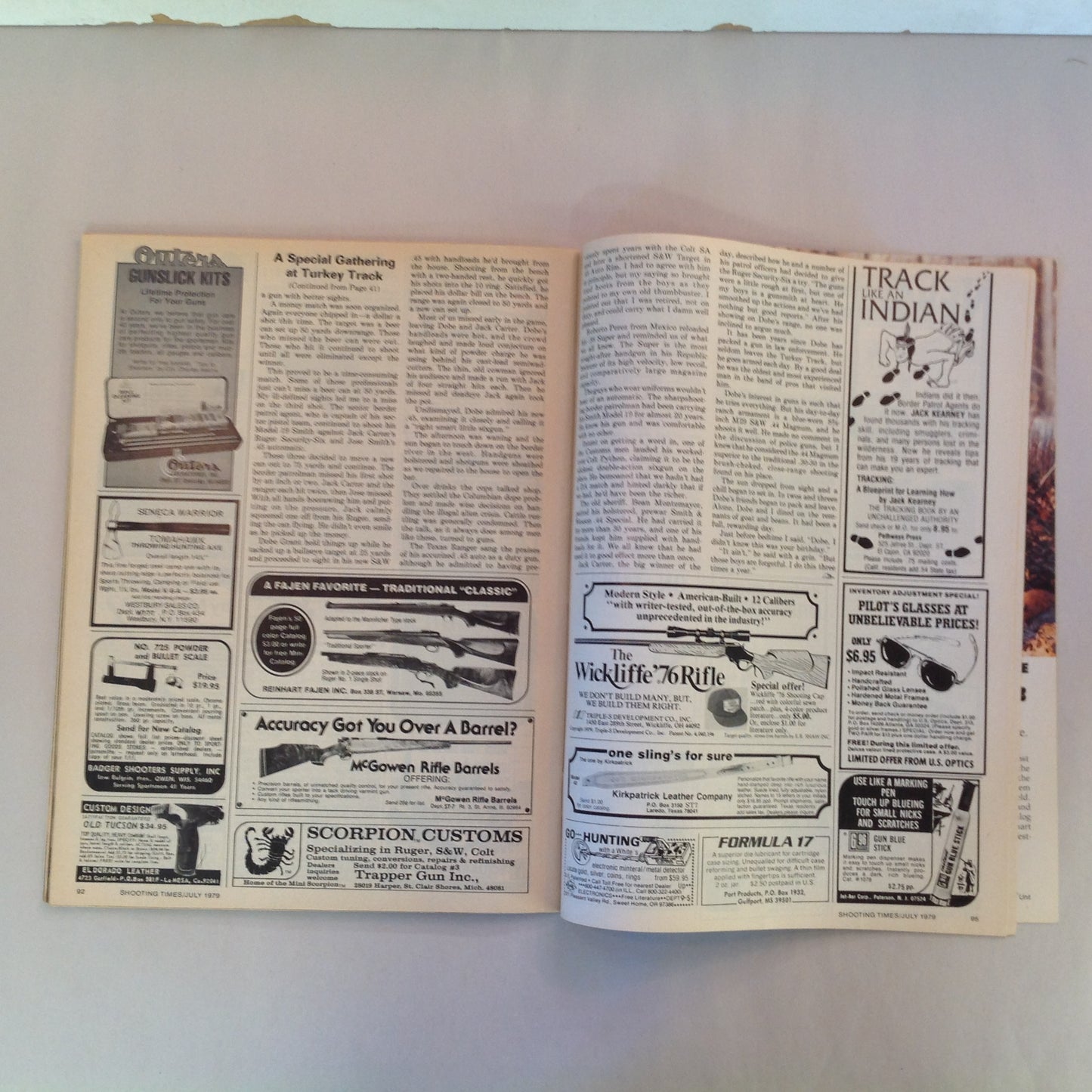 Vintage Jul 1979 Shooting Times Magazine Savage Model 112-R Varmint Rifle Mossberg Rotary-Powered Bolt Action