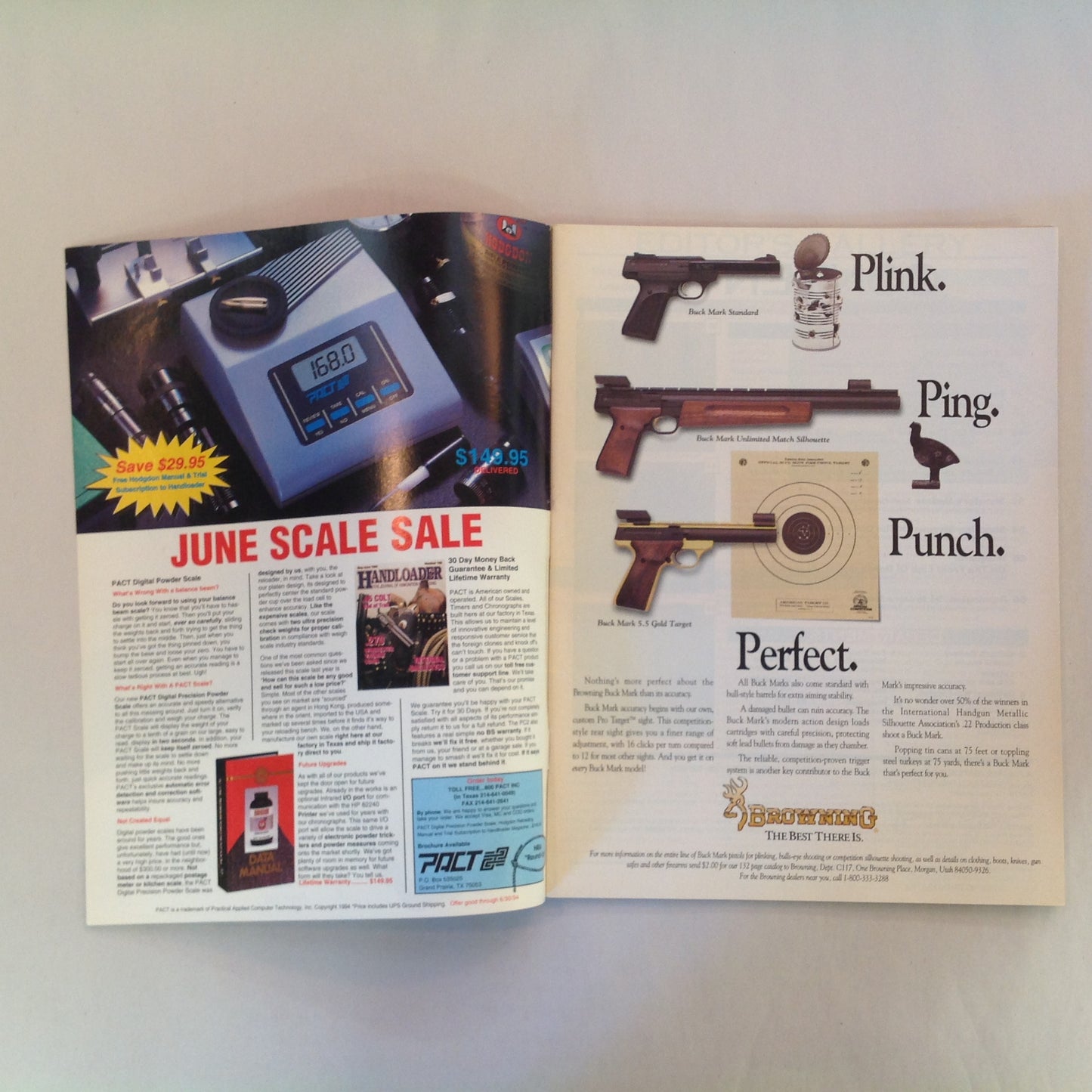 Vintage Jul 1994 Shooting Times Magazine Beretta's 9mm Marches On Guns of the Old West .270 .280 .30-06