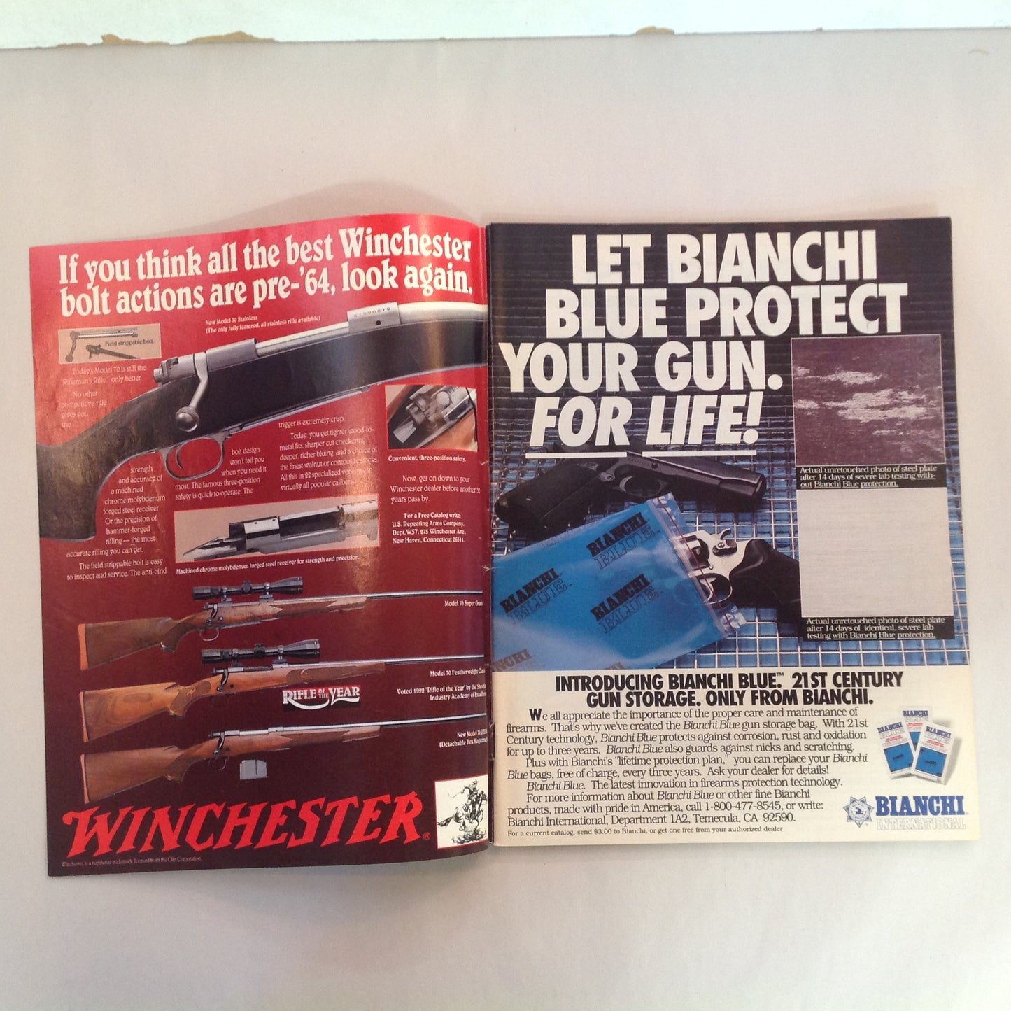 Vintage Sep 1992 Shooting Times Magazine .41 Magnum .22 Bolt Vs Auto .358 Shooting Times Alaskan Special Report: Handgun Hunting Holsters