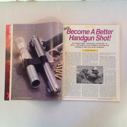 Vintage Sep 1992 Shooting Times Magazine .41 Magnum .22 Bolt Vs Auto .358 Shooting Times Alaskan Special Report: Handgun Hunting Holsters