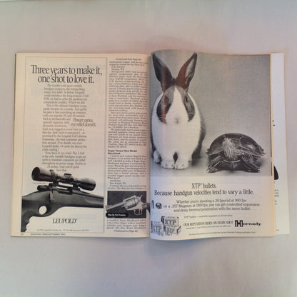 Vintage Sep 1992 Shooting Times Magazine .41 Magnum .22 Bolt Vs Auto .358 Shooting Times Alaskan Special Report: Handgun Hunting Holsters