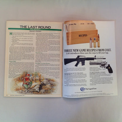 Vintage Sep 1992 Shooting Times Magazine .41 Magnum .22 Bolt Vs Auto .358 Shooting Times Alaskan Special Report: Handgun Hunting Holsters