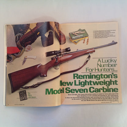 Vintage May 1983 Shooting Times Magazine Remington's New Model Seven .308 WCF Handloading 1100 Round Test Report