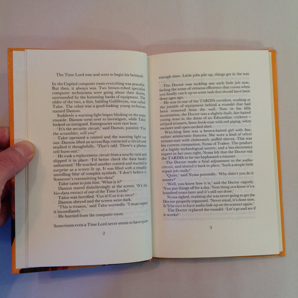 Vintage 1983 Hardcover Doctor Who: Arc of Infinity Terrance Dicks