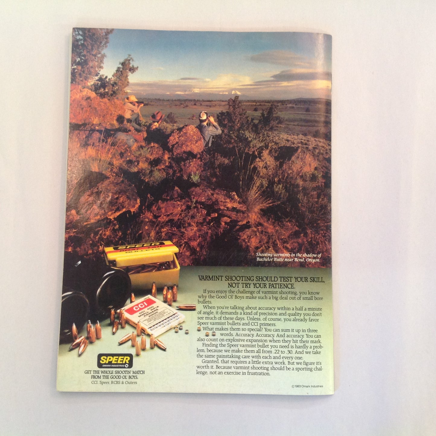 Vintage May 1983 Shooting Times Magazine Remington's New Model Seven .308 WCF Handloading 1100 Round Test Report