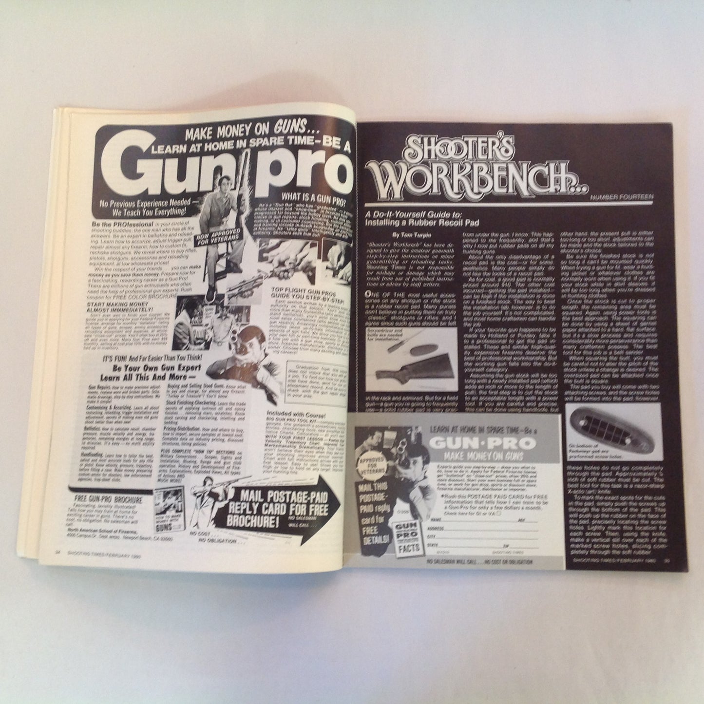 Vintage Feb 1998 Shooting Times Magazine Weatherby's .243 Vanguard Smith & Wesson Model 25-5 Handloader's Bonus Special Issue