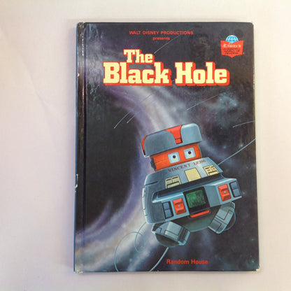 Vintage 1979 Children's Hardcover Disney's Wonderful World of Reading The Black Hole Random House