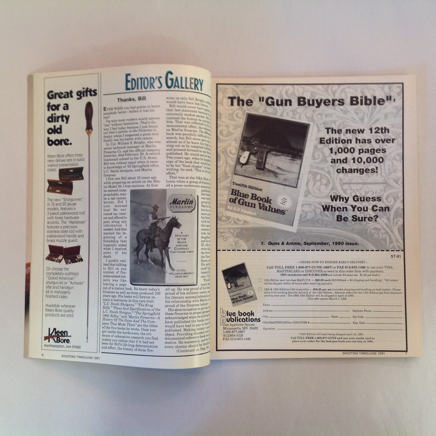 Vintage Jun 1991 Shooting Times Magazine Ruger's New Wave 9mm Autos and Revolvers Extended Range Ammo Remington Model 600