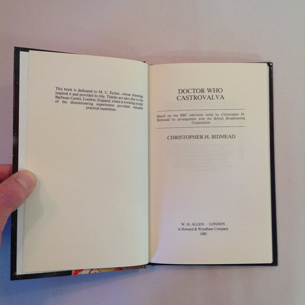 Vintage 1983 Hardcover Doctor Who: Castrovalva