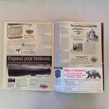 Vintage Jun 1991 Shooting Times Magazine Ruger's New Wave 9mm Autos and Revolvers Extended Range Ammo Remington Model 600
