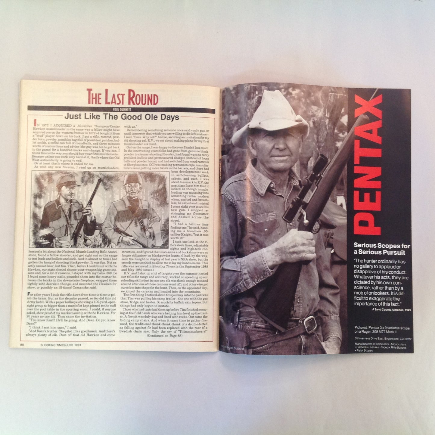 Vintage Jun 1991 Shooting Times Magazine Ruger's New Wave 9mm Autos and Revolvers Extended Range Ammo Remington Model 600