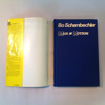 Vintage 1973 Hardcover Bo Schembechler: Man In Motion Joe Falls First Edition