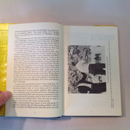 Vintage 1973 Hardcover Bo Schembechler: Man In Motion Joe Falls First Edition