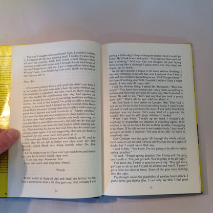 Vintage 1973 Hardcover Bo Schembechler: Man In Motion Joe Falls First Edition