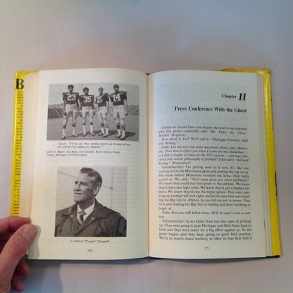 Vintage 1973 Hardcover Bo Schembechler: Man In Motion Joe Falls First Edition