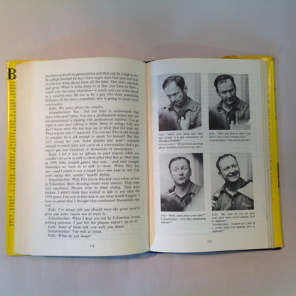 Vintage 1973 Hardcover Bo Schembechler: Man In Motion Joe Falls First Edition