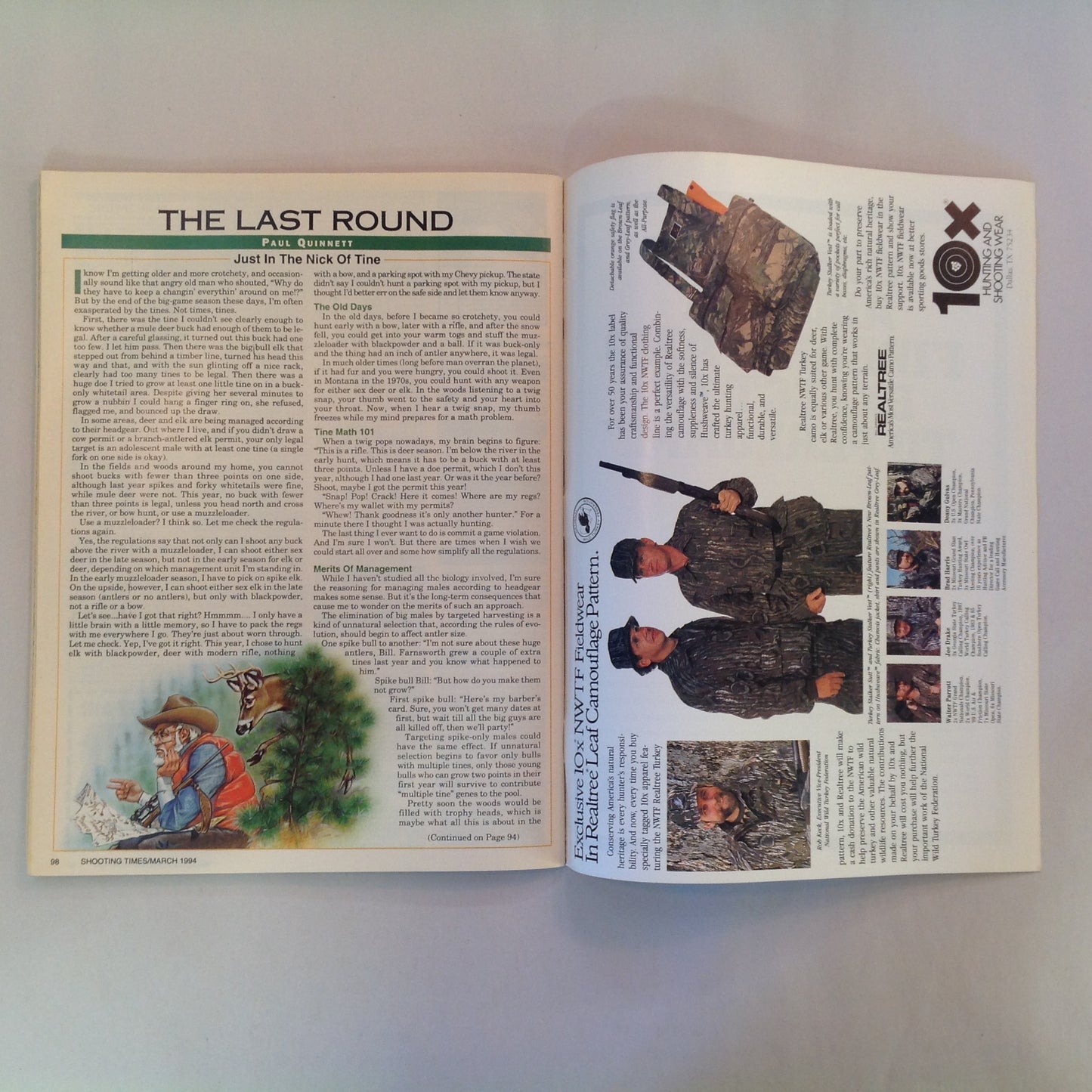 Vintage Mar 1994 Shooting Times Magazine Special Handgun Issue Ruger P94 Auto Lasers Autos Vs Revolvers Shootout