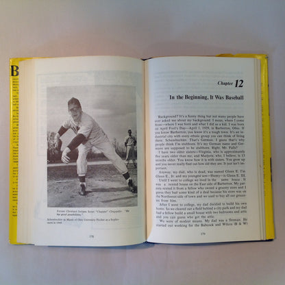 Vintage 1973 Hardcover Bo Schembechler: Man In Motion Joe Falls First Edition