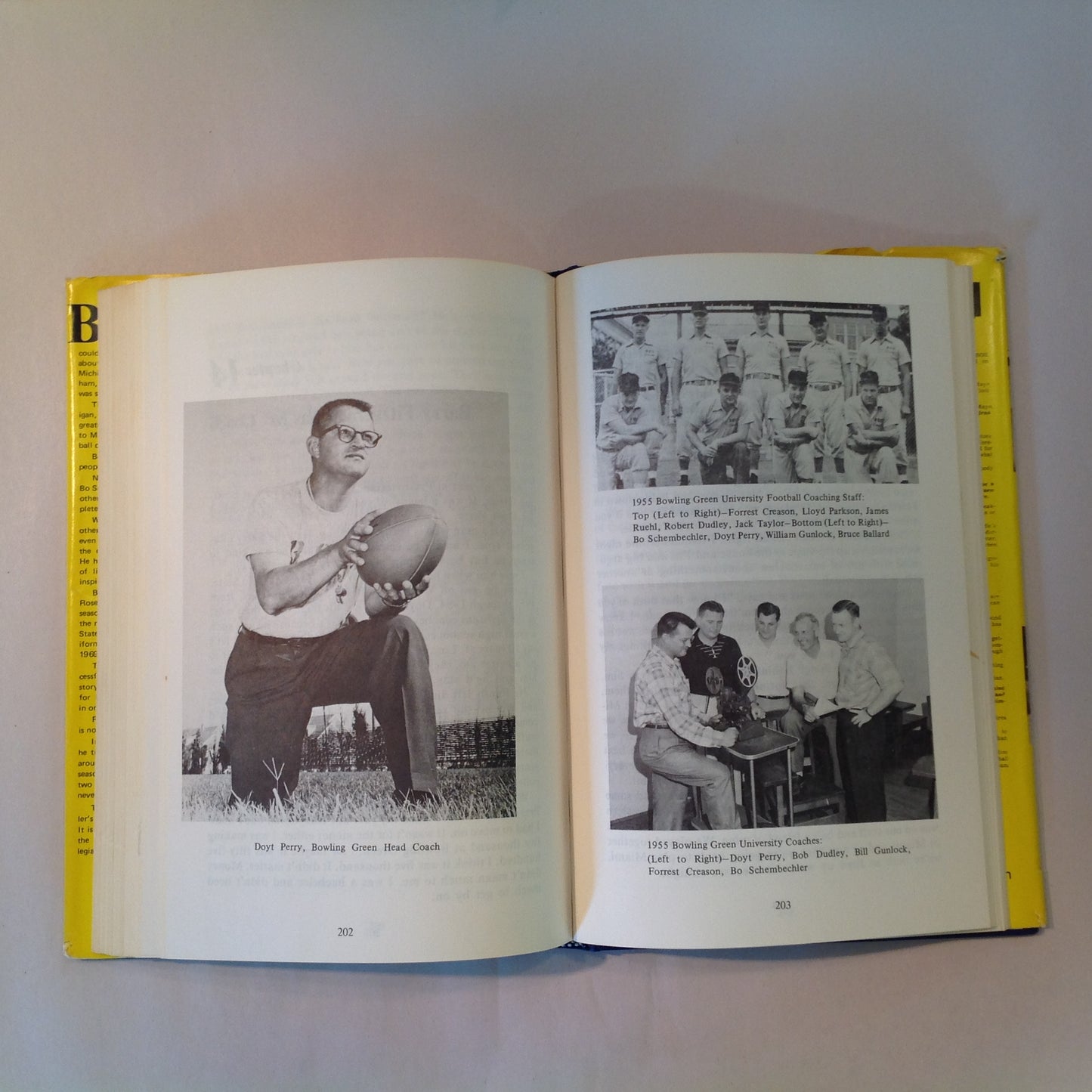 Vintage 1973 Hardcover Bo Schembechler: Man In Motion Joe Falls First Edition