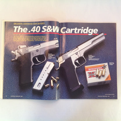 Vintage Apr 1990 Shooting Times Magazine .40 S&W Model 4006 Exclusive Cartridge/Gun Reports Win a Safari!