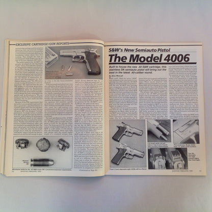 Vintage Apr 1990 Shooting Times Magazine .40 S&W Model 4006 Exclusive Cartridge/Gun Reports Win a Safari!