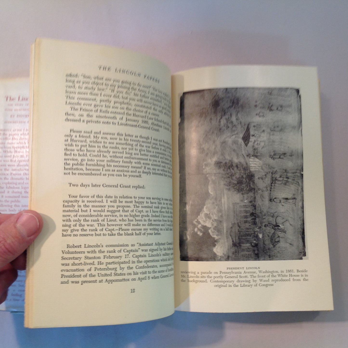 Vintage 1948 Two Volume Hardcover Slipcase Set The Lincoln Letters David Mearns First Edition