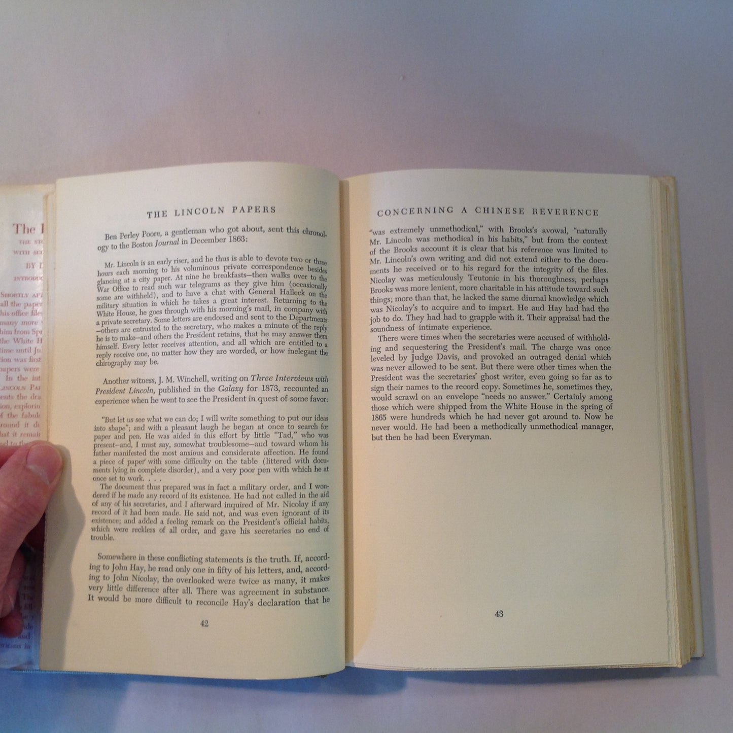 Vintage 1948 Two Volume Hardcover Slipcase Set The Lincoln Letters David Mearns First Edition